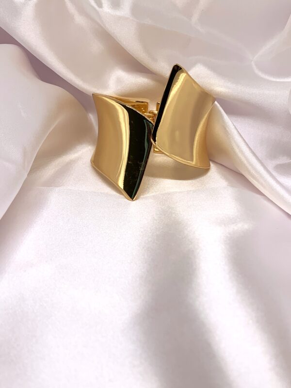 Gold Statement Bangle UK